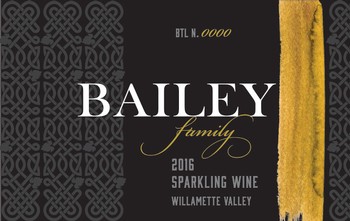 2016 Bailey Family Sparkling Extended Tirage