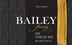 2016 Bailey Family Sparkling Extended Tirage